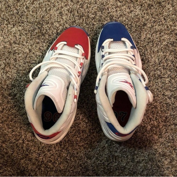 Red and blue Reebok AI’s - Picture 2 of 2